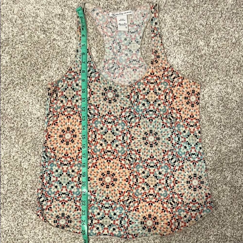 American Rag- Multicolor Patterned Women's Racerback Tank Top - Picture 5 of 5